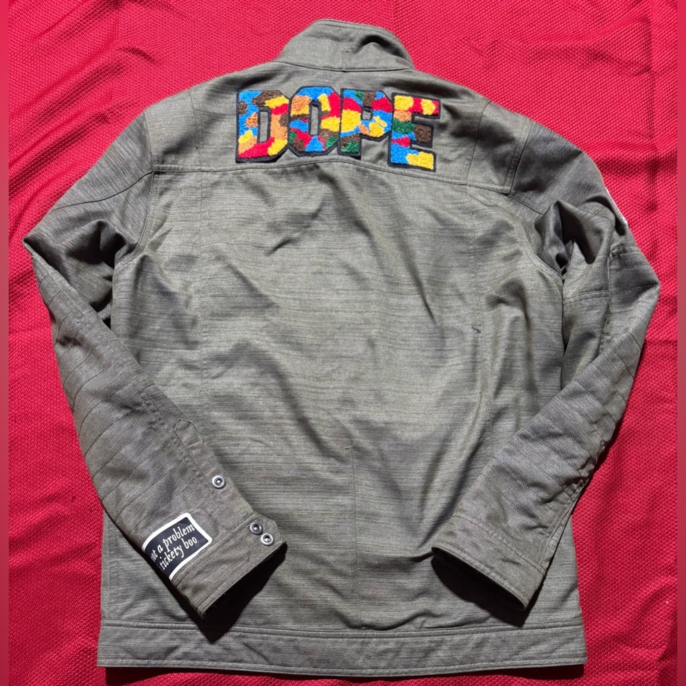 REI Bomber Jacket with Graphic Patches - Picture 7 of 13